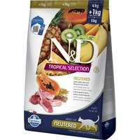 5kg(4+1kg) N&D Tropical Selection Neutered agneau pour chat