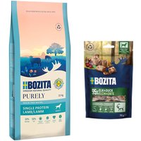 11kg Adult agneau Grain Free Purely Bozita croquettes pour chien + 2x70g friandises offertes!