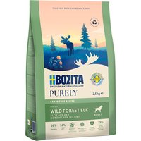 Bozita Dog Purely Adult Grain Free élan pour chien - 2 x 2,5 kg