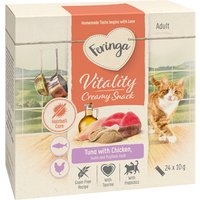 Feringa Vitality Creamy Snacks - Tonfisk med kyckling (24 x 10 g)