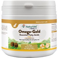 NaturVet Omega Gold 90 kauwtabletten aanvullende voeding voor honden