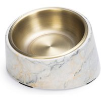 Gamelle en mélamine Designed by Lotte Vita, beige pour chat - capacité : 2 x 160 ml, 13,5 cm de diamètre