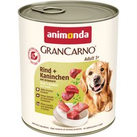 6x800g animonda GranCarno Original Adult bœuf, lapin, fines herbes Pâtée pour chien