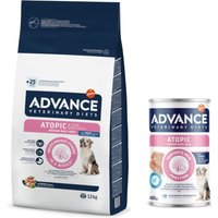 10 kg / 12 kg Advance Veterinary Diets + 400 g alimento umido gratis! - 12 kg Atopic con Trota + 400g Atopic Medium/Maxi