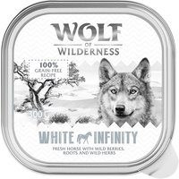 24x300g Wolf of Wilderness Adult White Infinity - cheval Nourriture humide pour chien