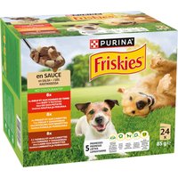 Friskies Adult in salsa con manzo, pollo e agnello Umido per cane - 24 x 85 g