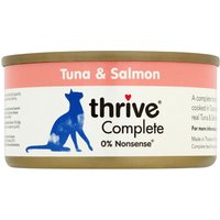 6x75g thon, saumon Thrive Complete - Nourriture pour Chat