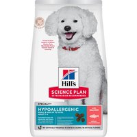 2 + 1 på köpet! 3 x 1,5 kg / 2 kg / 2,5 kg Hill's Science Plan - Adult Hypoallergenic Small & Mini Adult lax (3 x 1,5 kg)