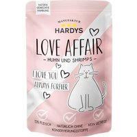 12x100g Kip & Garnalen Hardys LOVE AFFAIR natvoer voor katten