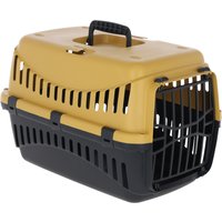 Kerbl Pet Boîte de transport Expedion 45x30x30cm jaune / gris foncé chat