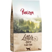 Purizon Areia vegetal para gatos - 8 L (aprox. 3 kg)