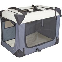 Kerbl Pet transportlåda Journey, grå/beige - L 92 x B 65 x H 66 cm