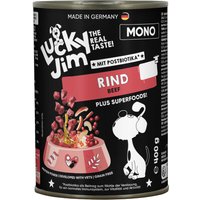 6x400g Lucky Jim Mono bœuf pâté pour chien