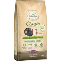 12kg nouvelle recette Lukullus Classic Senior, dinde et canard -Croquettes pour chien