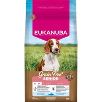 2x3kg Eukanuba Grain Free Senior Small & Medium croquettes pour chien