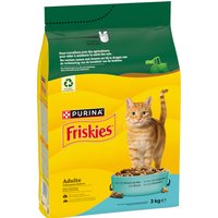 PURINA Friskies Adult Katt med havsfisk & grönsaker - 3 kg