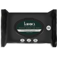 Lingettes hygiéniques kooa en bambou parfumées à la pêche pour chien