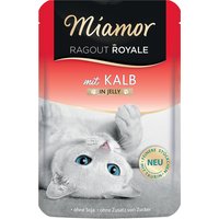 Miamor Ragout Royale i gelé 22 x 100 g - Kalv