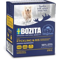Bozita Hapjes in Gelei 12 x 370 g Hondenvoer - Kip & Rijst
