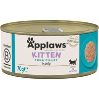6x70g Applaws en gelée thon - Pâtée pour chat