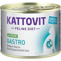 24x185g Kattovit Gastro dinde - Pâtée pour chat