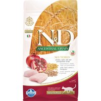 Farmina N&D Ancestral Grain Neutered poulet, grenade pour chat - 1,5 kg