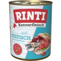 6x800g RINTI poisson de mer - Pâtée pour chien