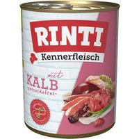 24x800g RINTI Kennerfleisch veau Pâtée pour chien