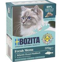 6x370g Bozita Bouchées en gelée aiglefin - Pâtée pour chat
