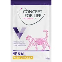 Concept for Life Veterinary Diet Renal poulet pour chat - 24 x 85 g
