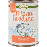 Lukullus Menu Gustico - Lax med morötter, alfalfa & spenat  - 6 x 400 g