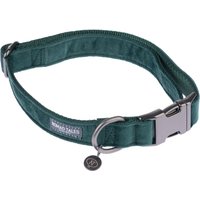 Nomad Tales Blush halsband, emerald - Stl. XS: 24 - 36 cm halsomfång, B 10 mm