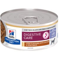 Hill's Prescription Diet 24 x 370 / 360 / 350 / 156 g umido per cani - 24 x 156 g i/d Digestive Care Low Fat Spezzatino Pollo