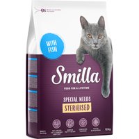 10kg Smilla Adult Sterilised poisson - Croquettes pour chat