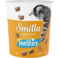 Smilla Toothies snacks de higiene oral para gatos - Pack económico: 3 x 125 g