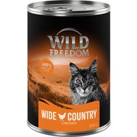 6x400g Adult Wide Country pur poulet Wild Freedom - Pâtée pour chat