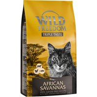 3x2kg Triple Taste African Savannas Wild Freedom - Croquettes pour Chat