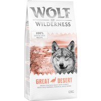 12kg Wolf of Wilderness Adult Great Desert, dinde - Croquettes pour chien