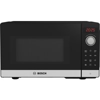 BOSCH Serie 2 Freistehende Mikrowelle mit Grill 44 x 26 cm Edelstahl