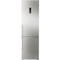 BOSCH iQ500 Freistehende Kühl-Gefrier-Kombination mit Gefrierbereich unten 203 x 60 cm Gebürsteter Stahl AntiFingerprint, Total noFrost