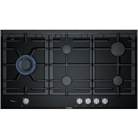 BOSCH Serie 8 Gaskochfeld 90 cm Glaskeramik, Schwarz