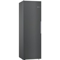 BOSCH Serie 4 Freistehender Kühlschrank 186 x 60 cm Gebürsteter schwarzer Stahl AntiFingerprint