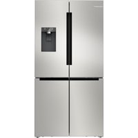 BOSCH Serie 6 Kühl-Gefrier-Kombination, mehrtürig 183 x 90.5 cm Gebürsteter Stahl AntiFingerprint, Total No Frost