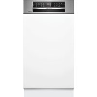 BOSCH Serie 6 Teilintegrierter Geschirrspüler 45 cm Gebürsteter Stahl
