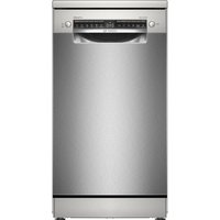 BOSCH Serie 4 Freistehender Geschirrspüler 45 cm Gebürsteter Stahl mit Anti-Fingerprint