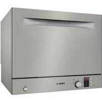 BOSCH Serie 2 Freistehender Kompakt-Geschirrspüler 55 cm silber