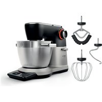 BOSCH Serie 8 Küchenmaschine mit Waage 1800 W Silber, Schwarz