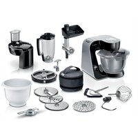 BOSCH Serie 4 Küchenmaschine mit Waage MUM 5 1000 W Schwarz, Dark silver
