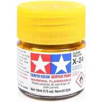Tamiya Mini X 24 Clear Yellow Acrylic Paint 10ml