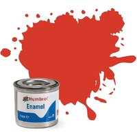 Humbrol Enamel Paint 14ml No 174 Signal Red Satin